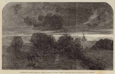 مساء ، غروب بعد العاصفة بواسطة هنري مارك أنتوني